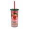 Coca-Cola Santa Claus Holidays Carnival Cup With Lid and Straw | Holds 20 Ounces
